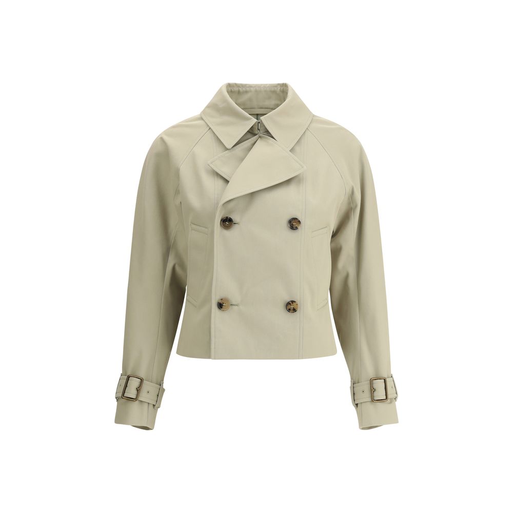 Burberry Short Trench Coat -   -  Burberry.