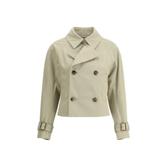 Burberry Short Trench Coat -   -  Burberry.
