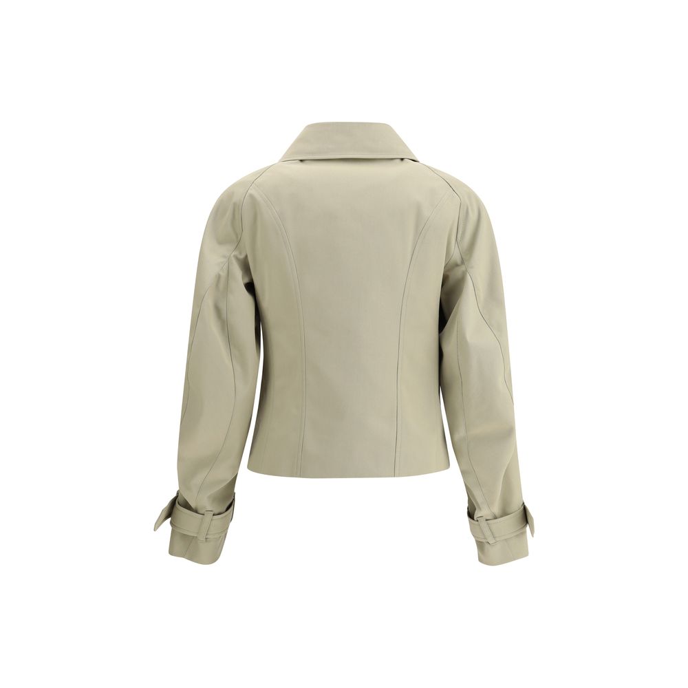 Burberry Short Trench Coat -   -  Burberry.