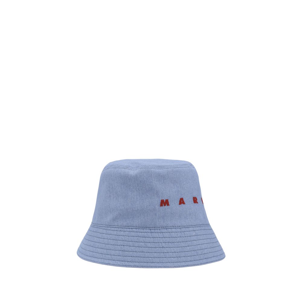 Marni Logoed Bucket Hat -   -  Marni.