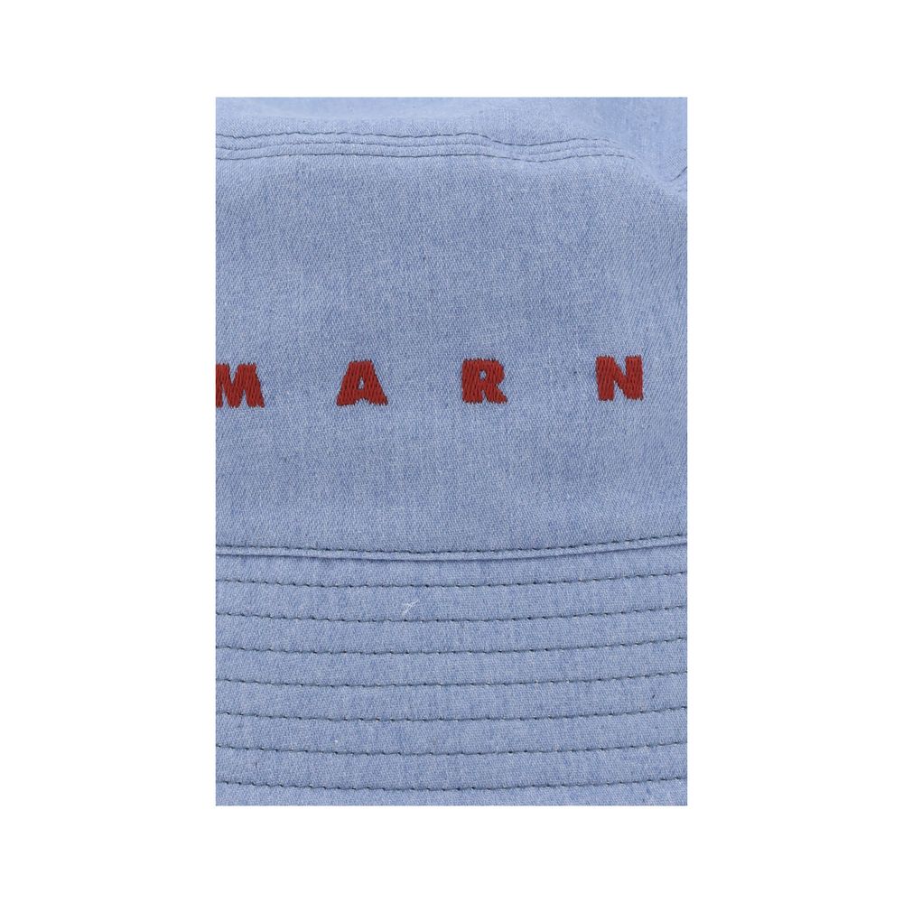 Marni Logoed Bucket Hat -   -  Marni.