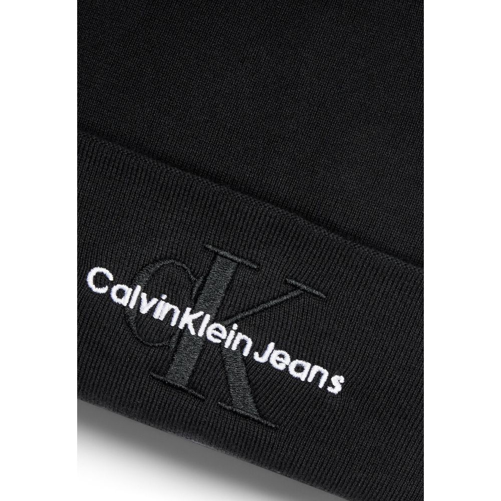 Calvin Klein Jeans Black Organic Cotton Caps Baseball Hat -   -  Calvin Klein Jeans.