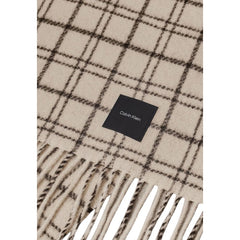 Calvin Klein Beige Wool Scarf -   -  Calvin Klein.