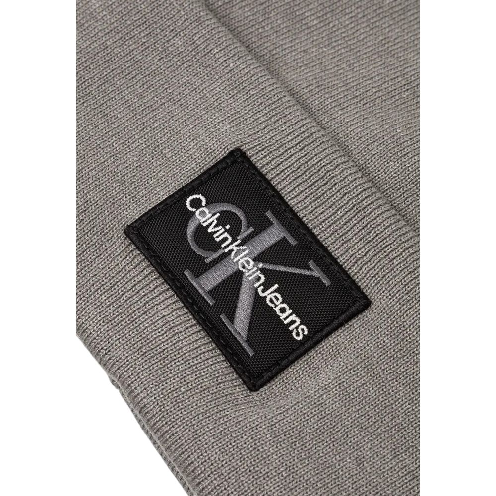 Calvin Klein Jeans Gray Cotton Caps Baseball Hat -   -  Calvin Klein Jeans.