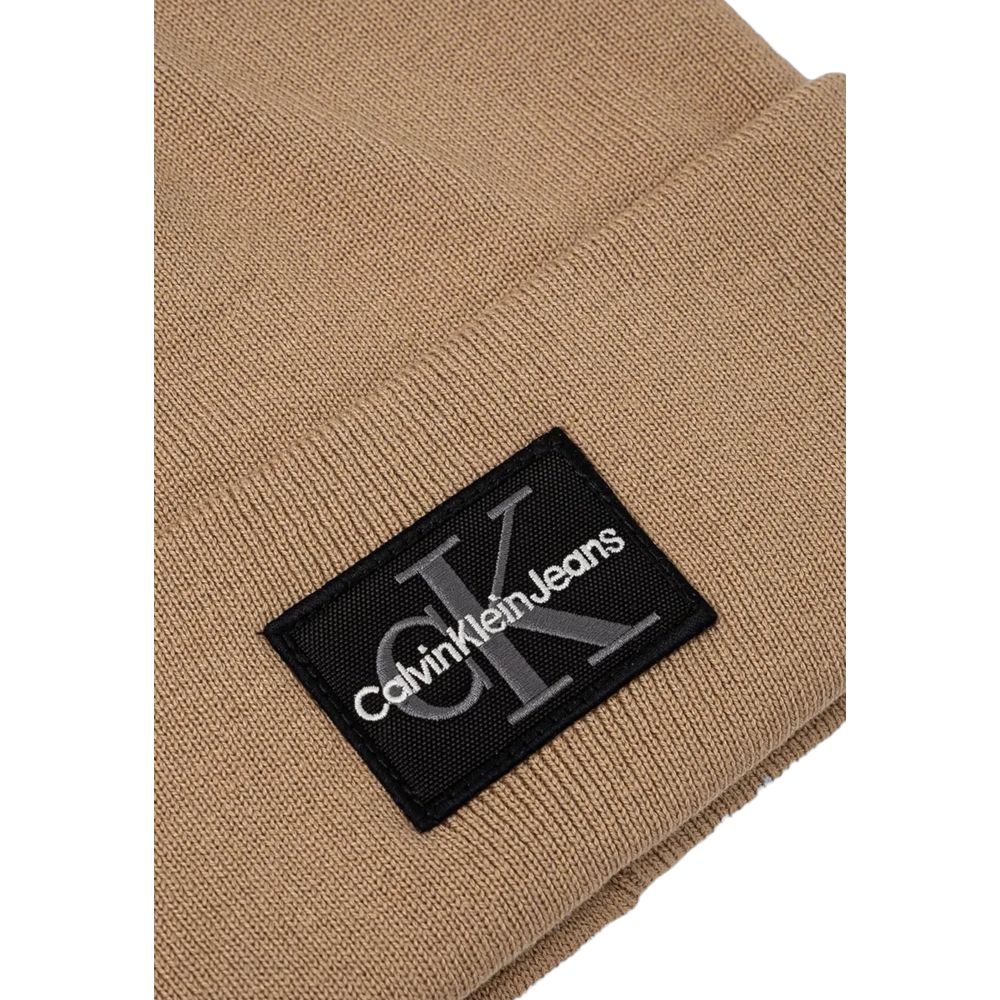 Calvin Klein Jeans Beige Cotton Caps Baseball Hat -   -  Calvin Klein Jeans.