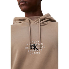 Calvin Klein Jeans Beige Cotton Hoody -   -  Calvin Klein Jeans.