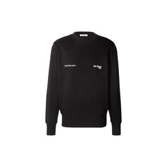 Calvin Klein Jeans Black Cotton Sweatshirt -   -  Calvin Klein Jeans.