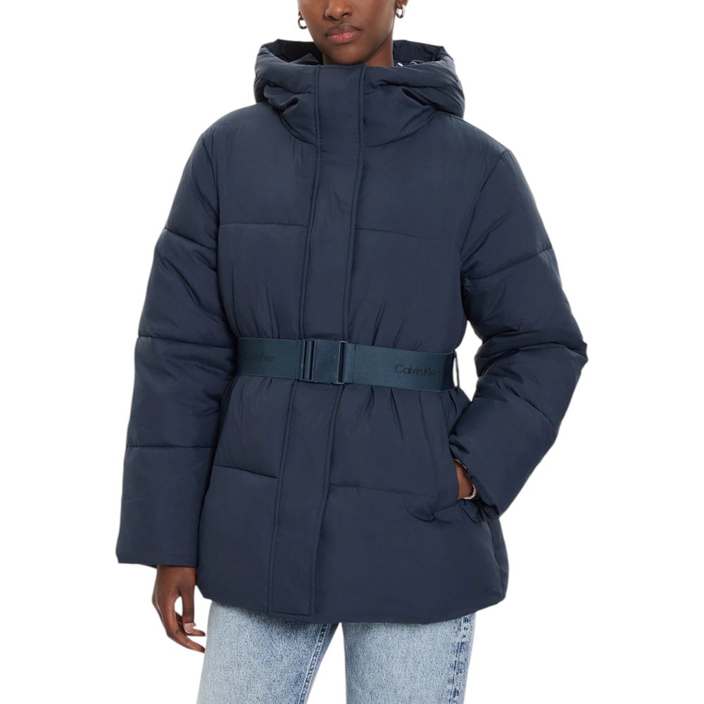 Calvin Klein Jeans Blue Nylon Jackets & Coat -   -  Calvin Klein Jeans.