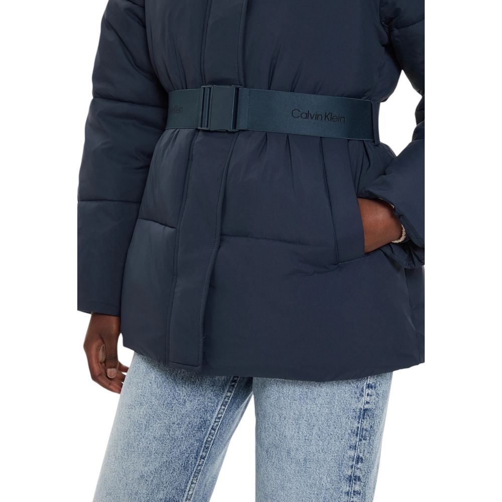Calvin Klein Jeans Blue Nylon Jackets & Coat -   -  Calvin Klein Jeans.