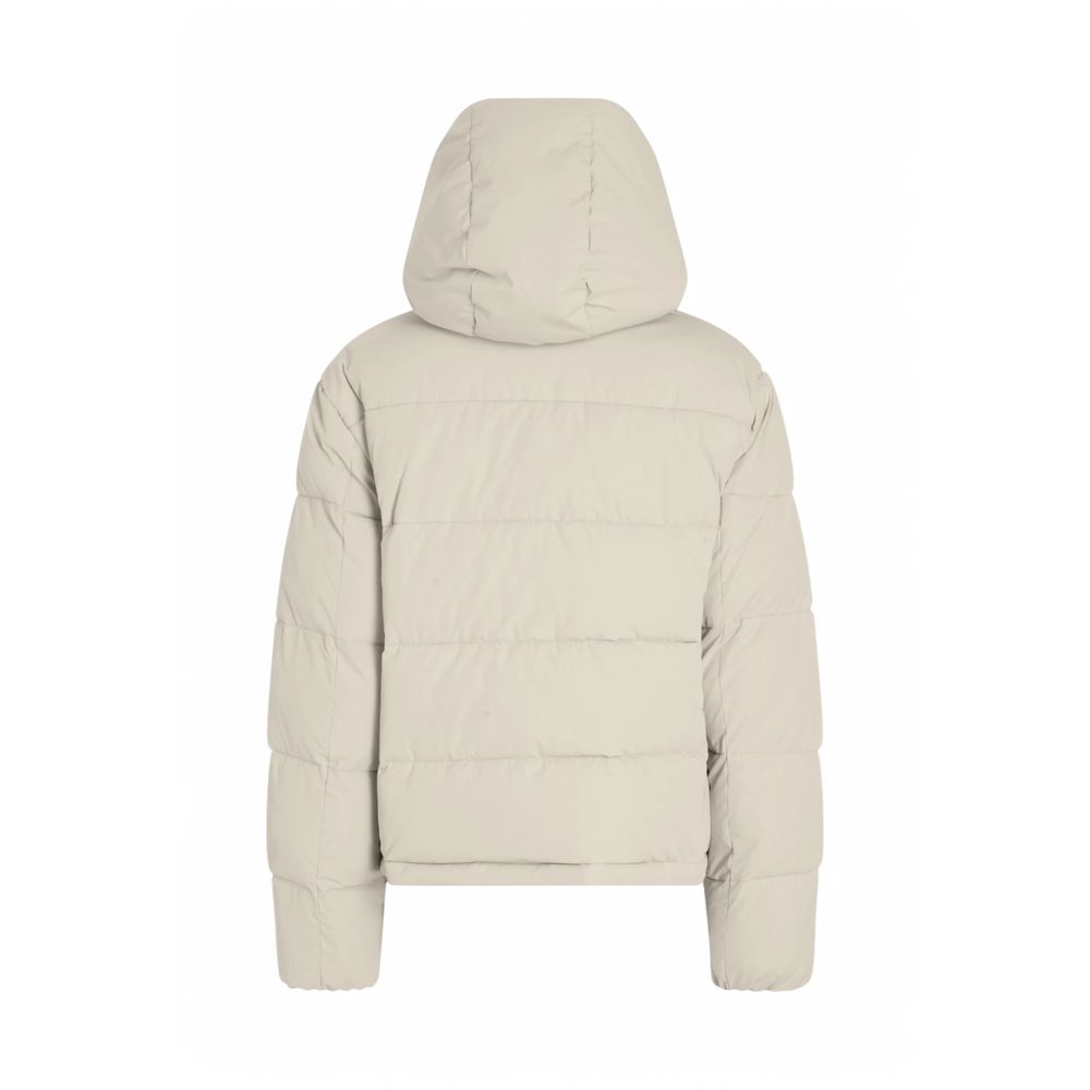 Calvin Klein Jeans Beige Recycled Polyester Jackets & Coat -   -  Calvin Klein Jeans.