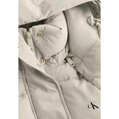 Calvin Klein Jeans Beige Recycled Polyester Jackets & Coat -   -  Calvin Klein Jeans.