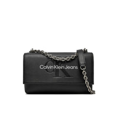 Calvin Klein Jeans Black And White Artificial Leather Handbag -   -  Calvin Klein Jeans.