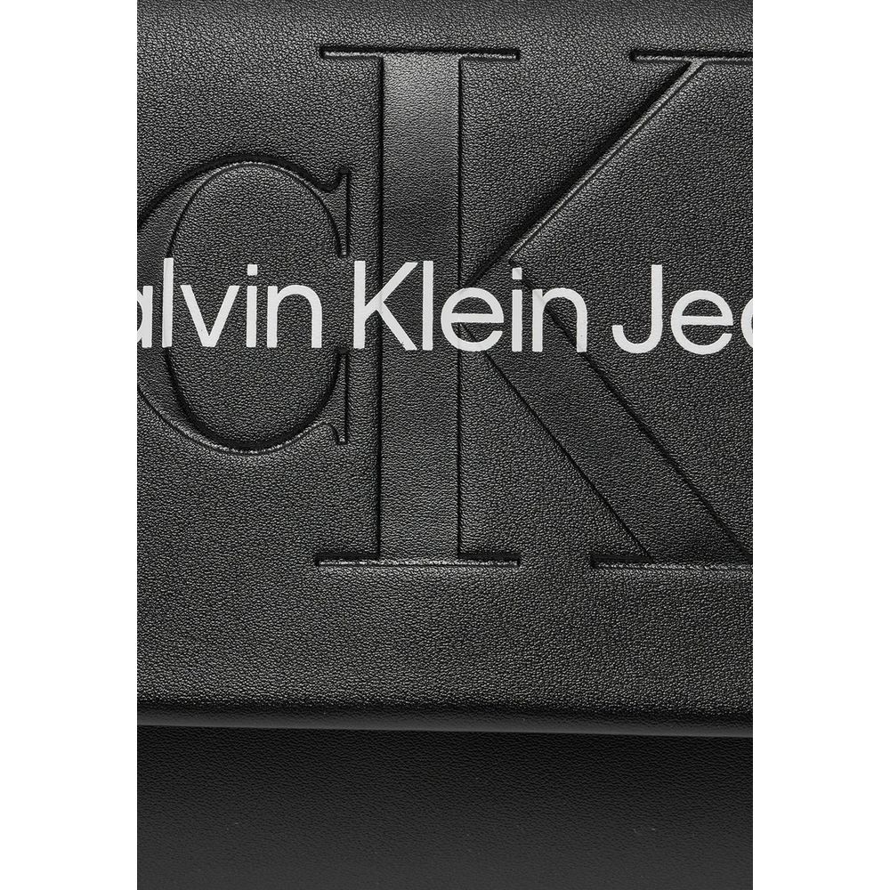 Calvin Klein Jeans Black And White Artificial Leather Handbag -   -  Calvin Klein Jeans.