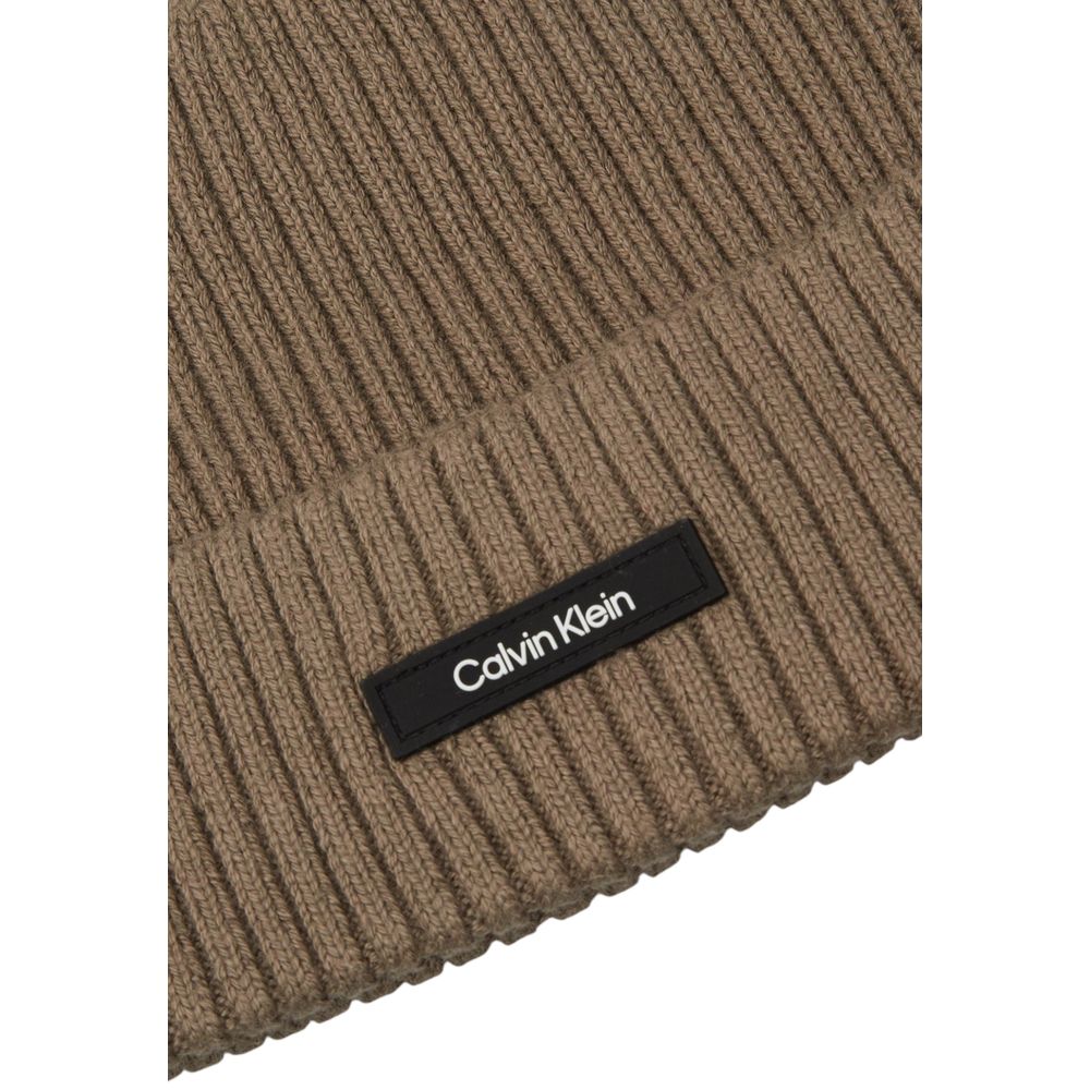 Calvin Klein Beige Organic Cotton Caps Baseball Hat -   -  Calvin Klein.