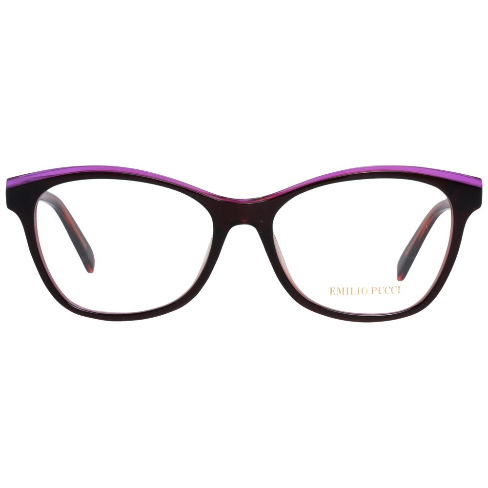 Emilio Pucci Burgundy Women Glasses Frame -   -  Emilio Pucci.