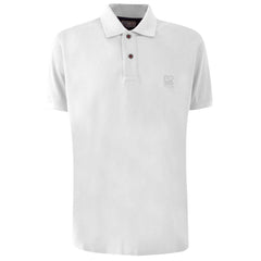 Yes Zee White Cotton Men's Polo Shirt -   -  Yes Zee.