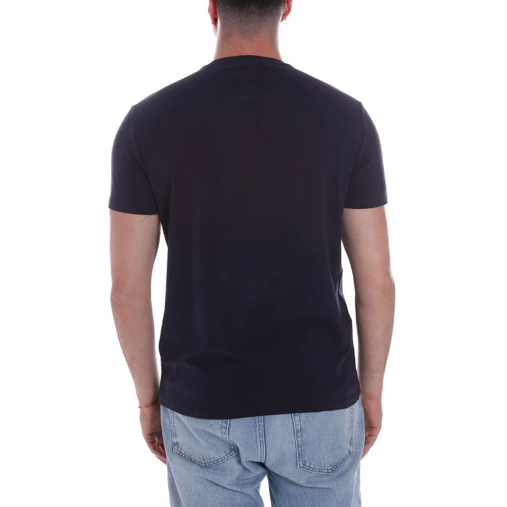 Yes Zee Blue Cotton T-Shirt -   -  Yes Zee.