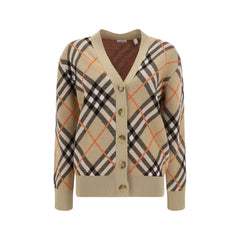 Burberry Check Archive Cardigan -   -  Burberry.