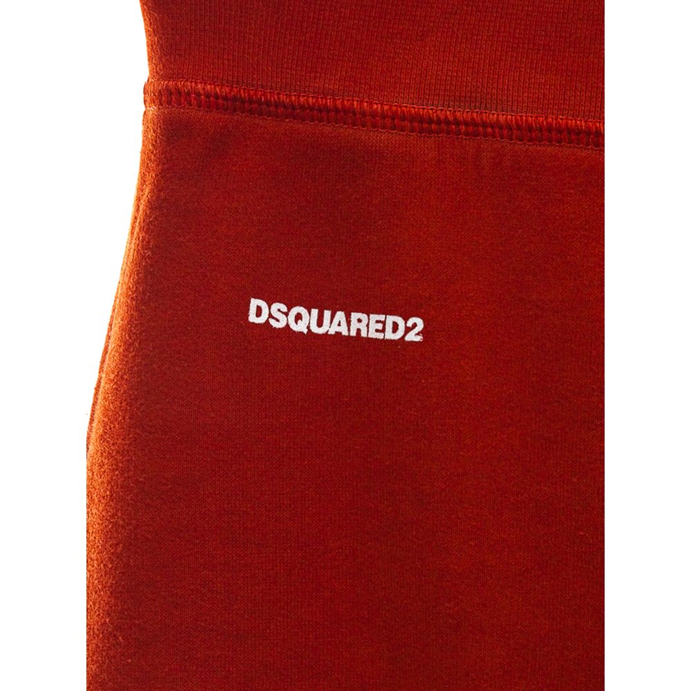 Dsquared² Red Cotton Flared Pant -   -  Dsquared².