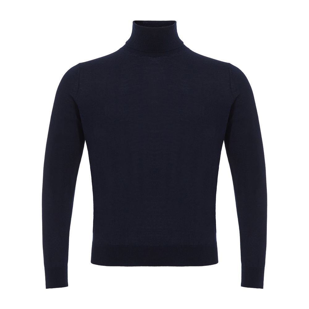 Colombo Blue Cashmere Turtleneck -   -  Colombo.