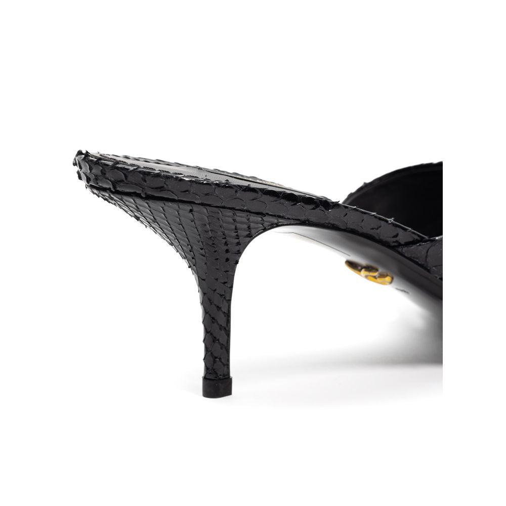 Dolce & Gabbana Black Snake Skin  Sandal -   -  Dolce & Gabbana.