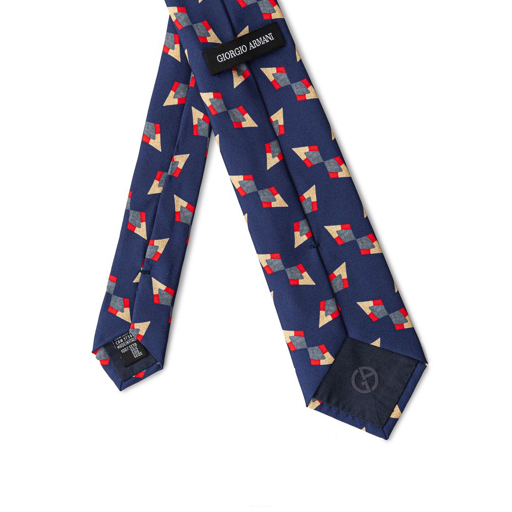 Giorgio Armani Blue Silk Ties & Bowty -  Neckties, Men -  Giorgio Armani.
