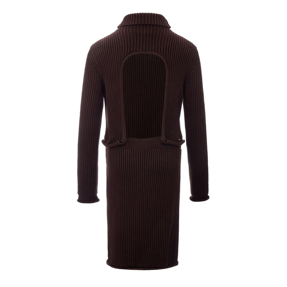 Bottega Veneta Elegant Viscose Brown Dress -   -  Bottega Veneta.