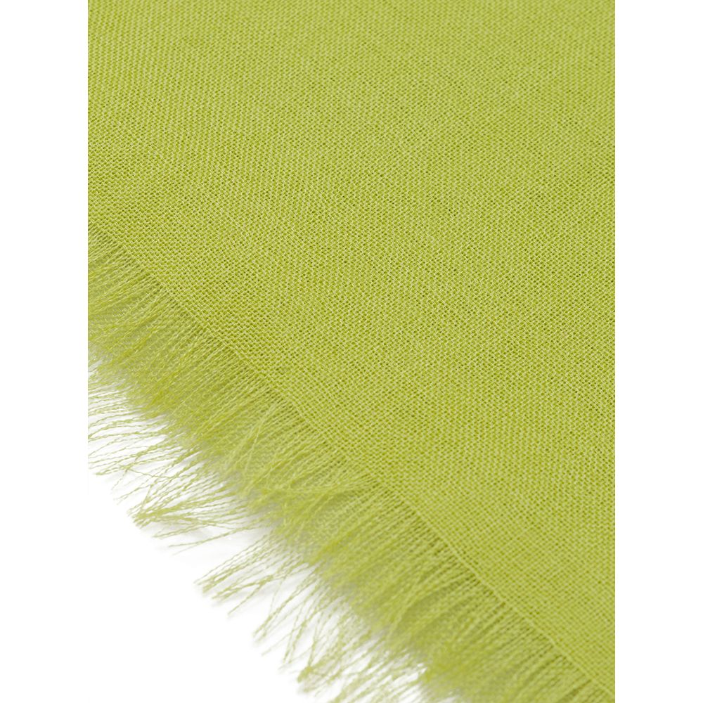 Tessitura di Novara Green Cashmere Scarf -   -  Tessitura di Novara.