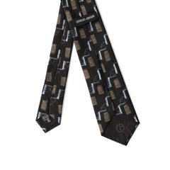 Giorgio Armani Black Silk Ties & Bowty -  Neckties, Men -  Giorgio Armani.