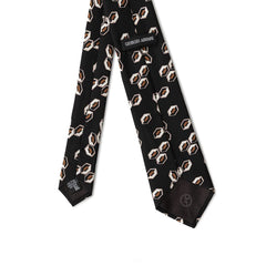 Giorgio Armani Black Silk Ties & Bowty -  Neckties, Men -  Giorgio Armani.
