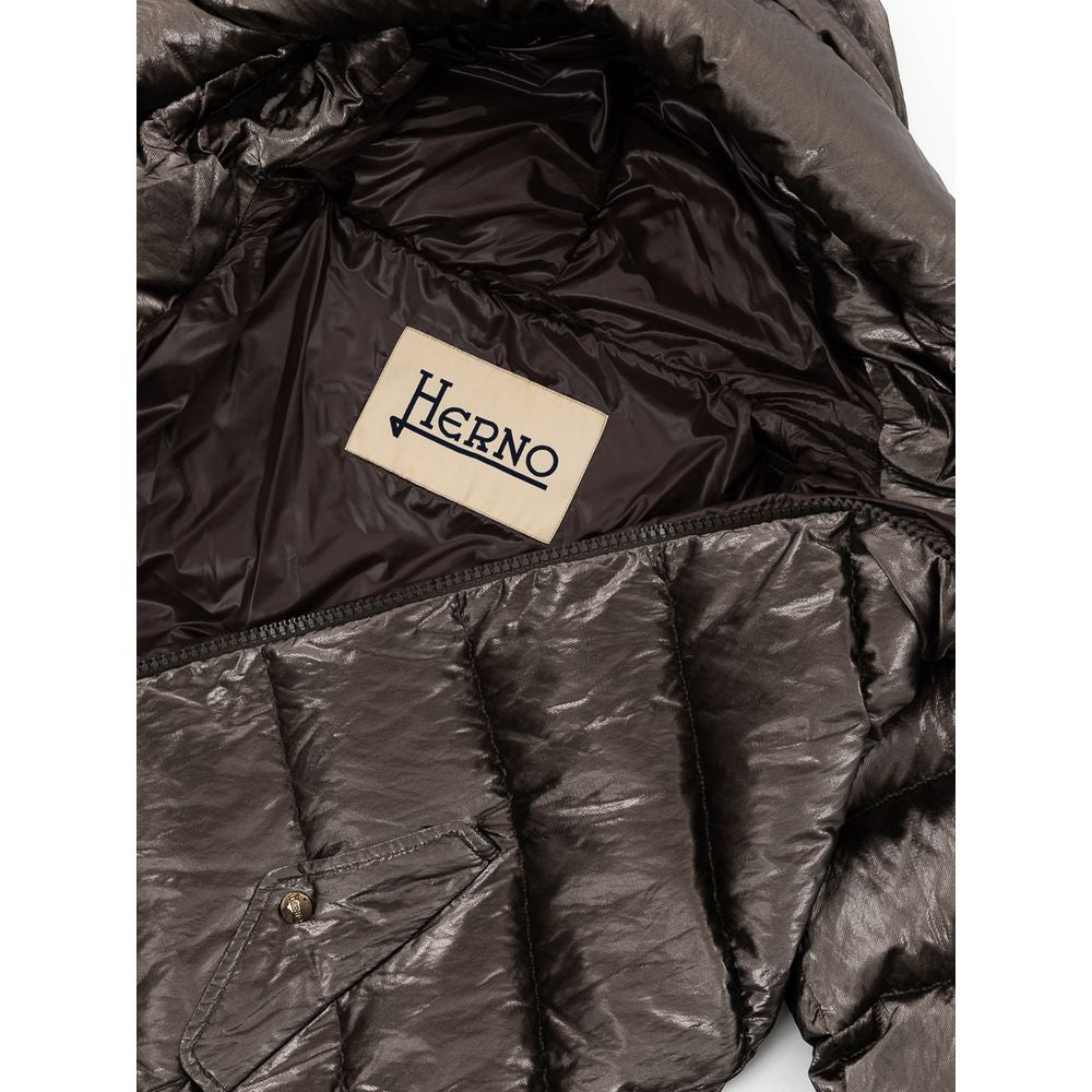 Herno Silver Viscose Jackets & Coat -   -  Herno.