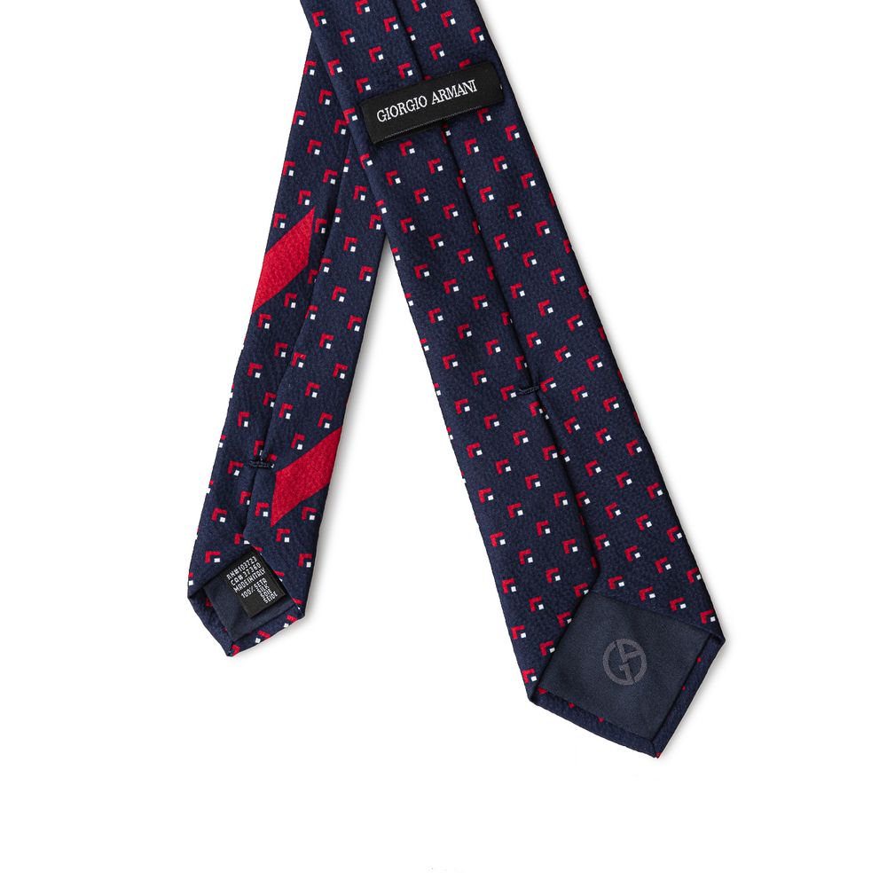 Giorgio Armani Blue Silk Ties & Bowty -  Neckties, Men -  Giorgio Armani.
