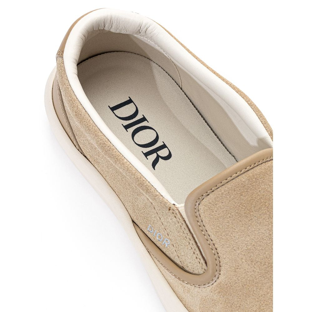 Dior Beige Leather Sneaker -   -  Dior.