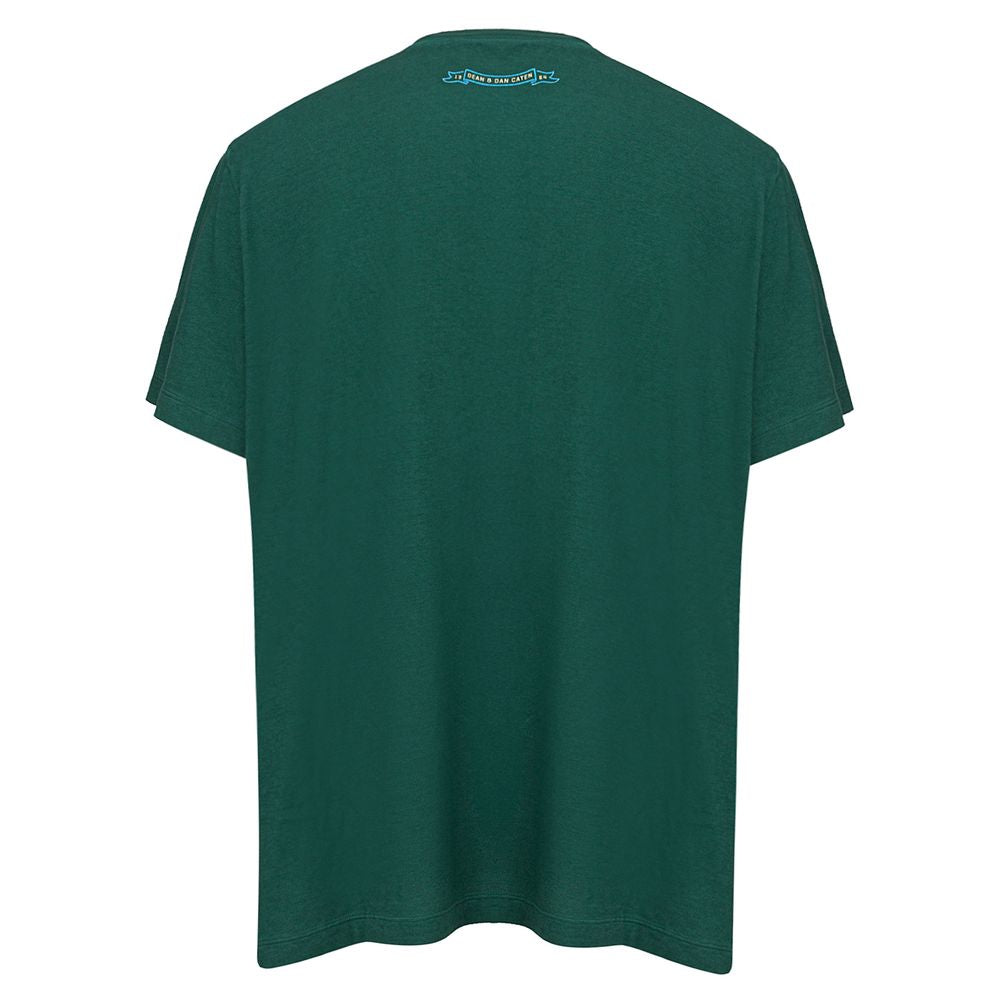 Dsquared² Green Cotton T-Shirt -   -  Dsquared².