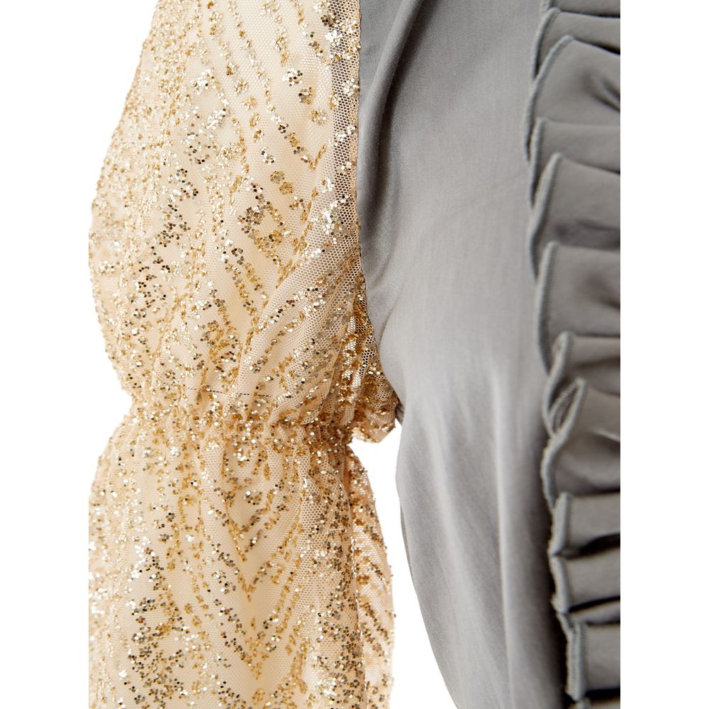 Lardini Elegant Multicolor Silk-Linen Top -   -  Lardini.