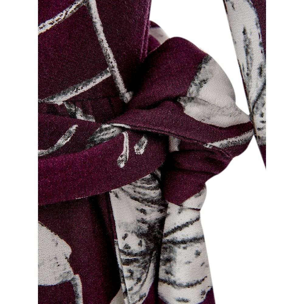 Lardini Elegant Purple Viscose Dress -   -  Lardini.