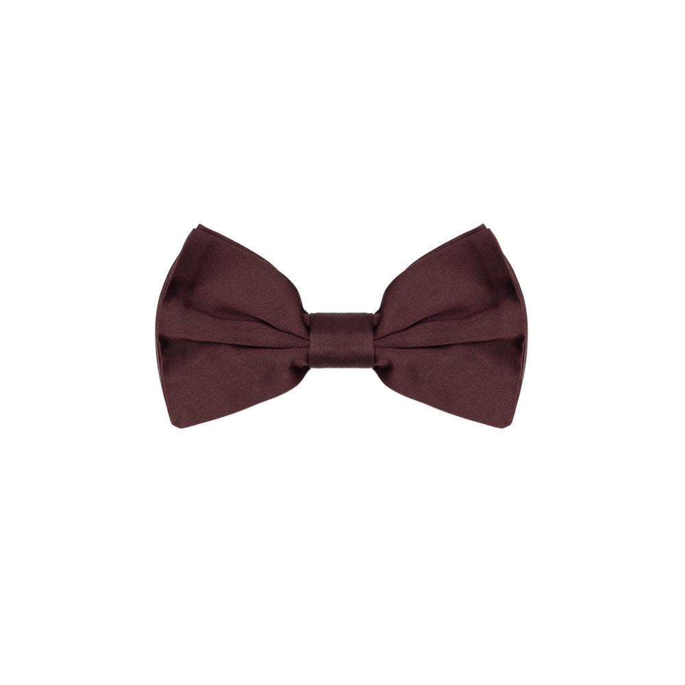 Dolce & Gabbana Burgundy Silk Bowty -  Neckties, Men -  Dolce & Gabbana.