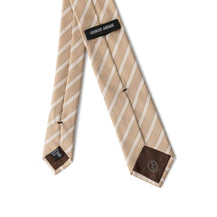 Giorgio Armani Gold Silk Ties & Bowty -  Neckties, Men -  Giorgio Armani.