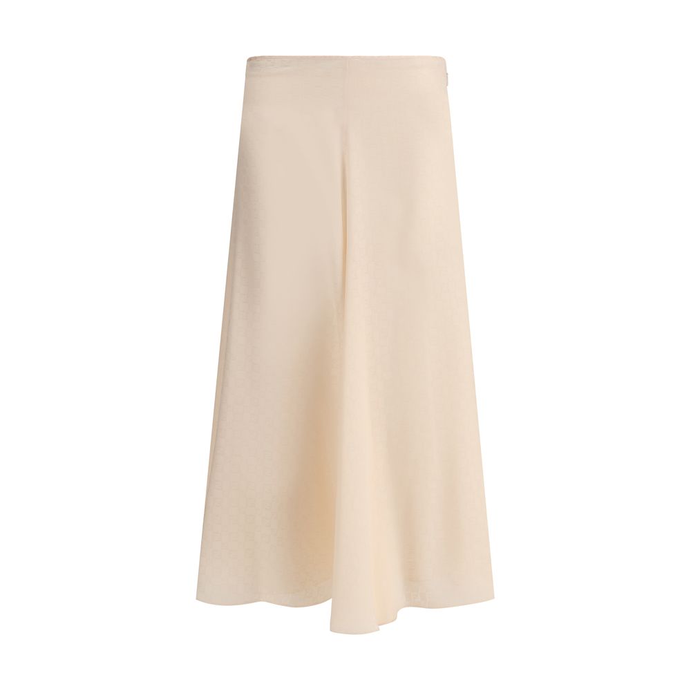 Fendi Silk midi Skirt -   -  Fendi.