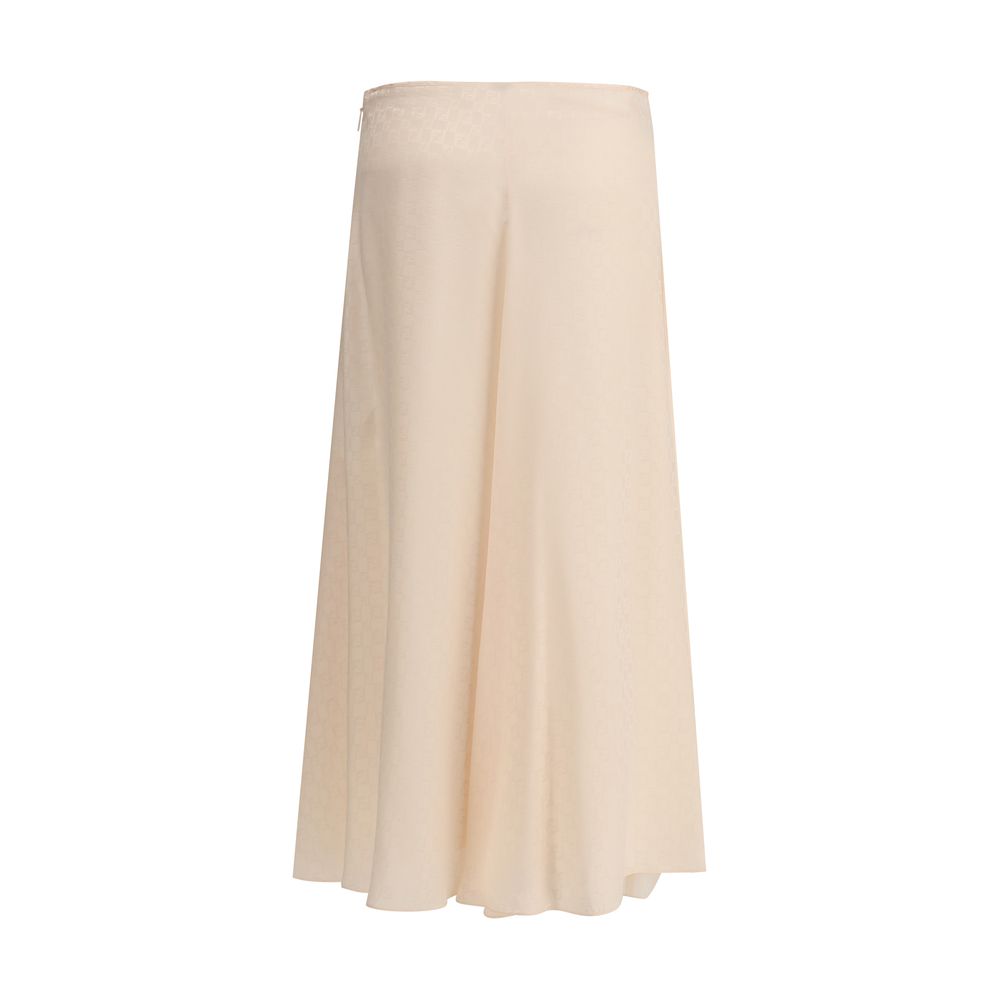 Fendi Silk midi Skirt -   -  Fendi.