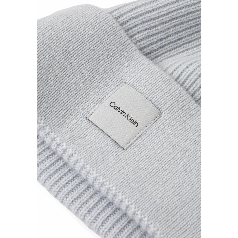 Calvin Klein Gray Cashmere Caps Baseball Hat -   -  Calvin Klein.