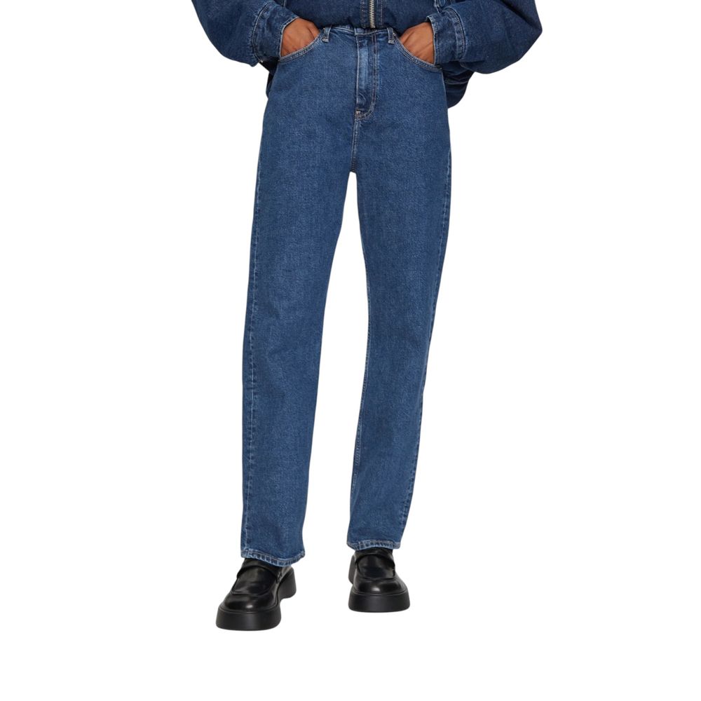 Calvin Klein Jeans Blue Cotton Mom Jean -   -  Calvin Klein Jeans.