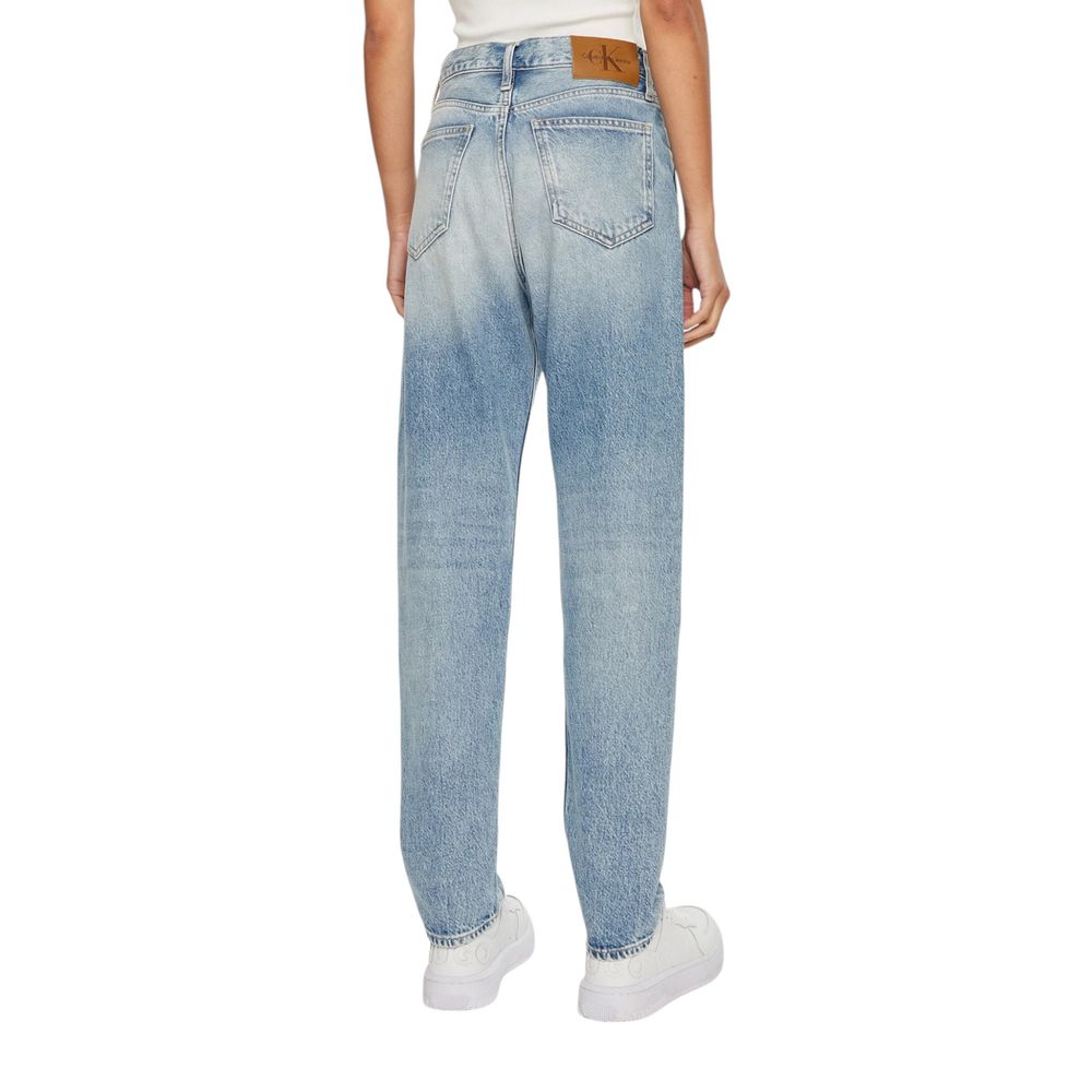 Calvin Klein Jeans Light Blue Cotton Slim Fit Jean -   -  Calvin Klein Jeans.