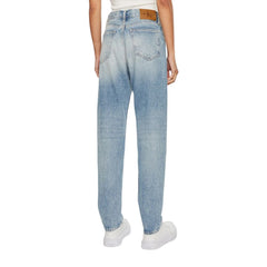 Calvin Klein Jeans Light Blue Cotton Slim Fit Jean -   -  Calvin Klein Jeans.