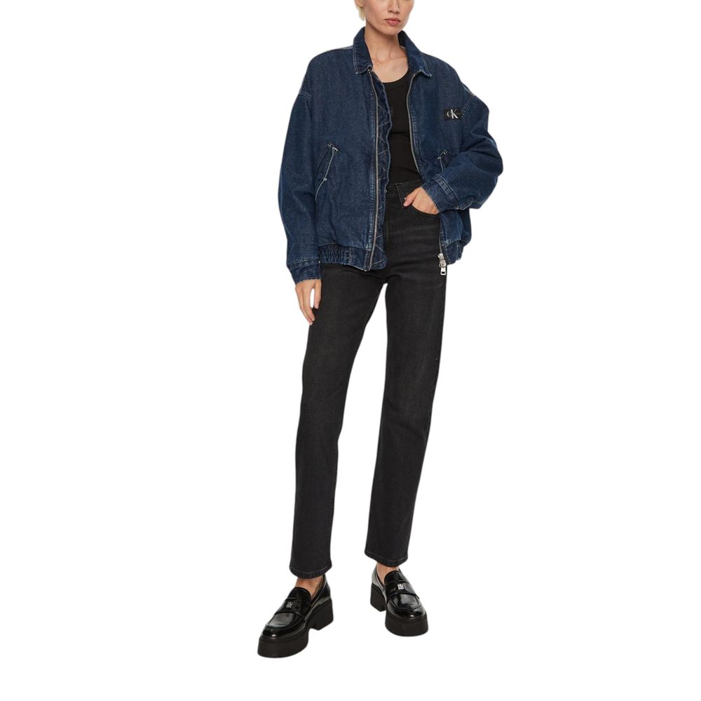 Calvin Klein Jeans Black Cotton Mom Jean -   -  Calvin Klein Jeans.