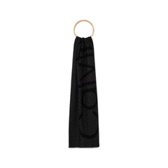 Calvin Klein Black Marabou Scarf -   -  Calvin Klein.