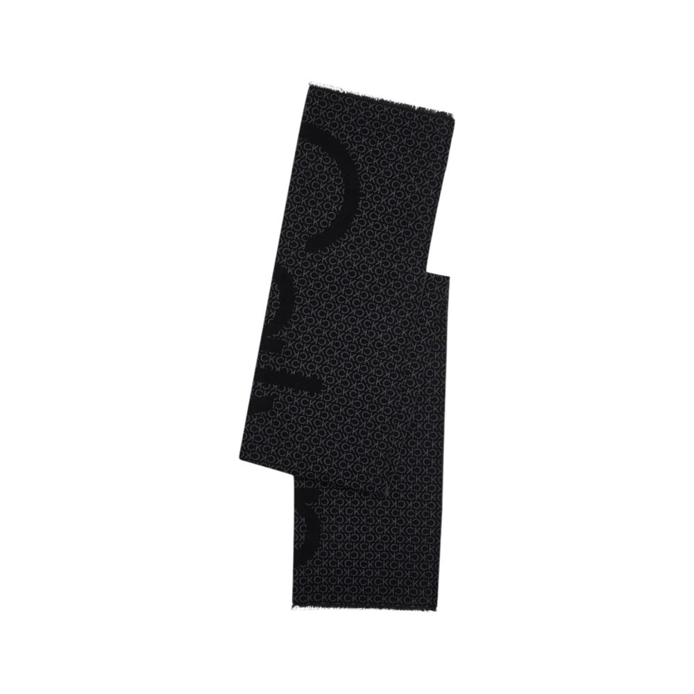 Calvin Klein Black Marabou Scarf -   -  Calvin Klein.