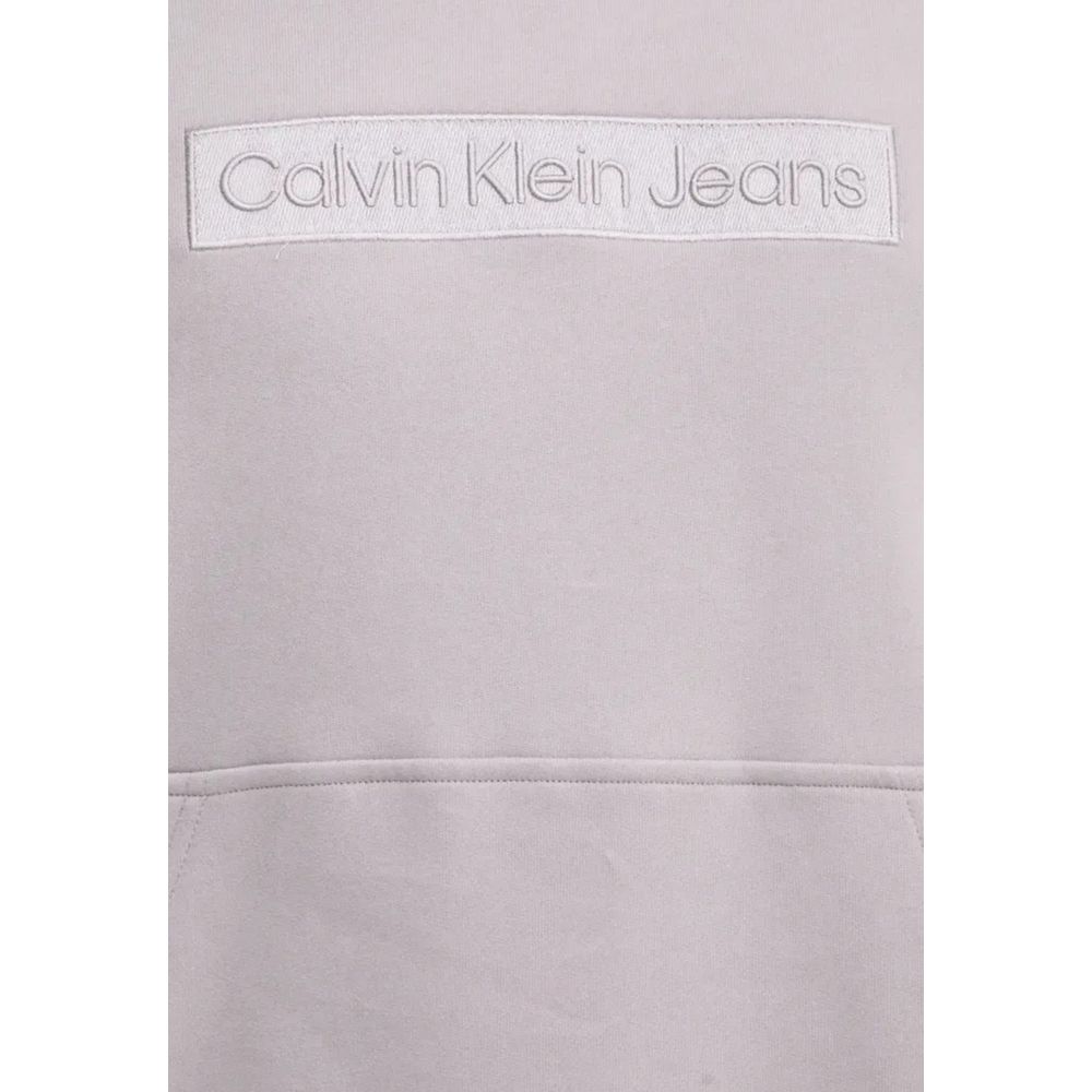 Calvin Klein Jeans Purple Cotton Hoody -   -  Calvin Klein Jeans.