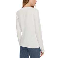Calvin Klein Jeans White Cotton T-Shirt -   -  Calvin Klein Jeans.