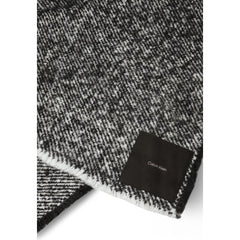 Calvin Klein Black And White Polyester Scarf -   -  Calvin Klein.